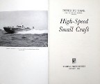 Book cover of High-Speed Small Craft  by Du CANE, Peter 